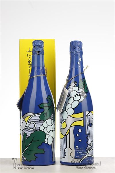 TAITTINGER COLLECTION LICHTENSTEIN 1985 - Taittinger - 2 Bottles