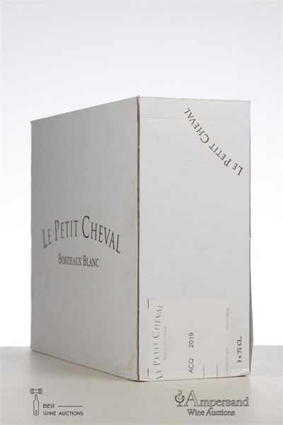 LE PETIT CHEVAL BLANC 2019 - Mc - 3 Bottles - Owc 3