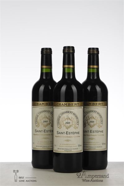 CHAMBERT MARBUZET 2005 - Mc - 3 Bottles