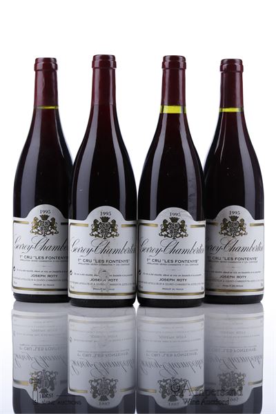 GEVREY CHAMBERTIN LES FONTENYS 1995 - Joseph Roty - 4 Bottles