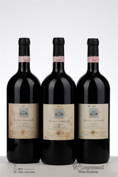 VINO NOBILE DI MONTEPULCIANO ANTICA CHIUSINA 2004 - Fattoria del Cerro - 3 Magnums