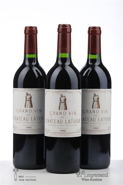 LATOUR 1992 - Mc - 3 Bottles