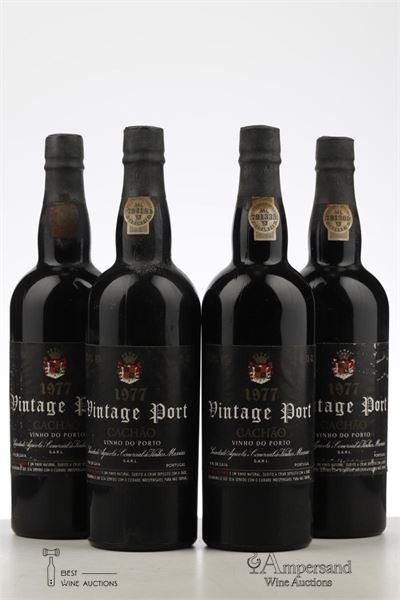 QUINTA DO CACHAO VINTAGE PORT 1977 - Messias - 4 Bottles