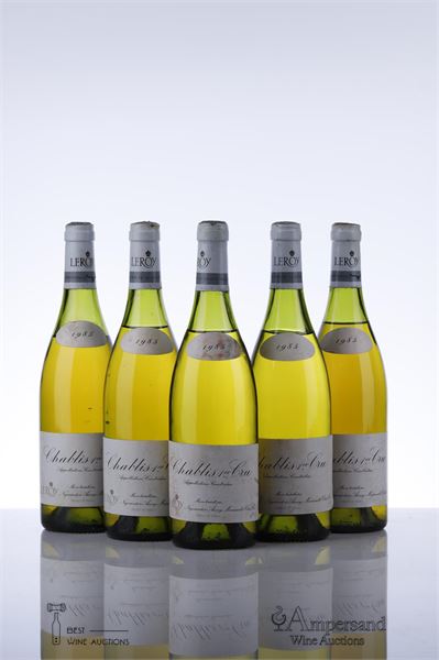 CHABLIS 1ER CRU 1985 - Leroy Negociant - 5 Bottles