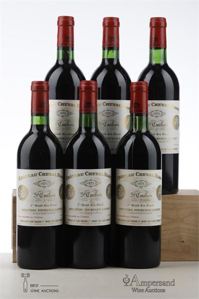 CHEVAL BLANC 1975 - Mc - 6 Bottles