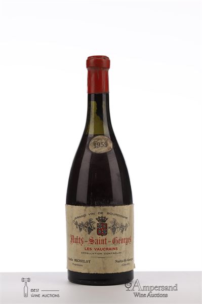 NUITS ST GEORGES LES VAUCRAINS 1959 - Emile Michelot - MB - 1 Bottle