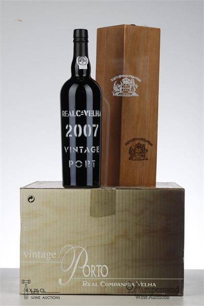 REAL COMPANHIA VELHA VINTAGE PORT 2007 - Real Companhia Velha - 6 Bottles - Owc 1