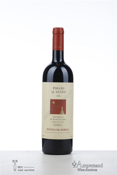 BRUNELLO DI MONTALCINO RISERVA POGGIO AL VENTO 1998 - Col d'Orcia - 1 Bottle