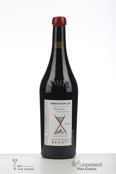 ARBOIS PUPILLIN PINOT NOIR COURBES RAIES 2022 - Cellier Saint Benoit - 1 Bottle