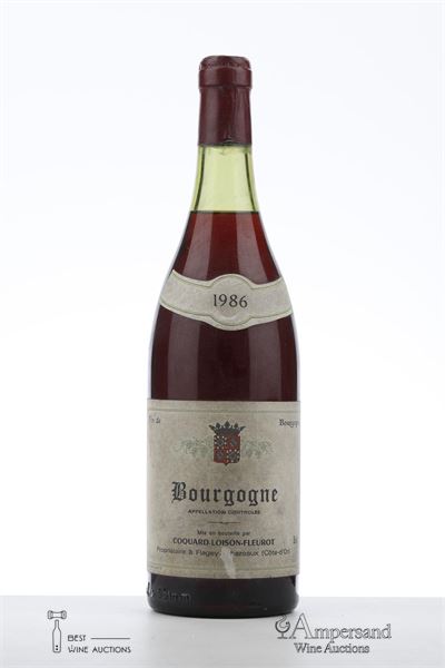 BOURGOGNE ROUGE 1986 - Coquard Loison Fleurot - MB - 1 Bottle