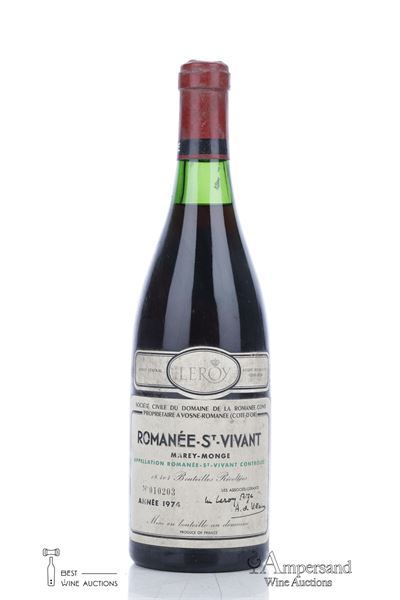 ROMANEE ST VIVANT 1974 - Domaine de la Romanee Conti - 1 Bottle