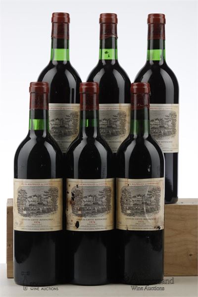 LAFITE ROTHSCHILD 1976 - Mc - 6 Bottles
