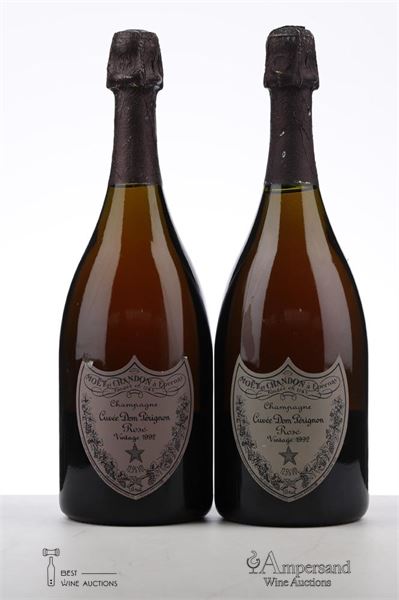 DOM PERIGNON ROSE 1992 - Moet et Chandon - 2 Bottles