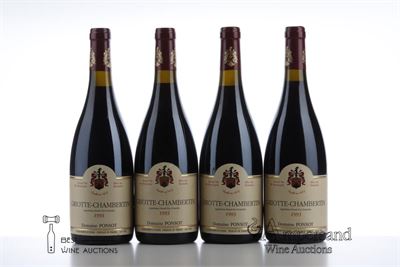 GRIOTTE CHAMBERTIN 1993 - Ponsot - 4 Bottles