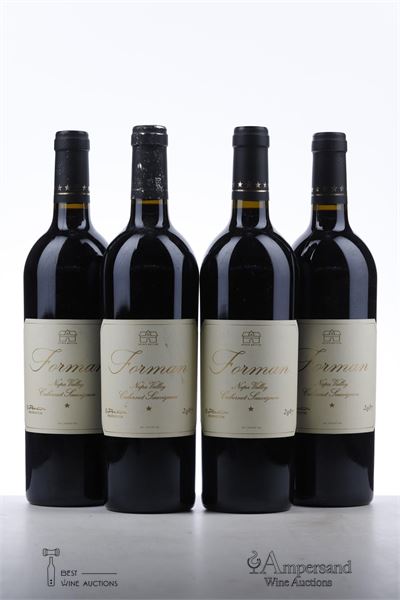 FORMAN CABERNET SAUVIGNON 2007 - Forman Vineyard - 4 Bottles