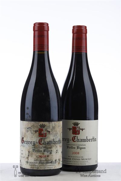 GEVREY CHAMBERTIN VIEILLES VIGNES 2008 - Denis Mortet - 2 Bottles