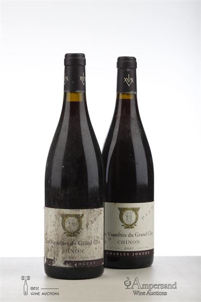CHINON LES VARENNES DU GRAND CLOS FRANC DE PIED 2007 - Charles Joguet - 2 Bottles