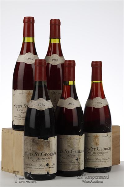 NUITS ST GEORGES LES PERRIERES 1985 - Forey - 5 Bottles