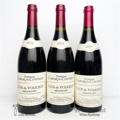 CLOS DE VOUGEOT 2001 - Confuron Cotetidot - 3 Bottles