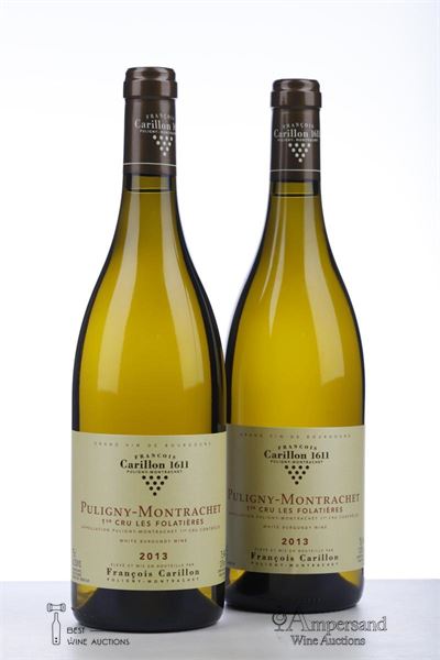 PULIGNY MONTRACHET LES FOLATIERES 2013 - Francois Carillon - 2 Bottles