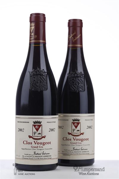 CLOS VOUGEOT 2002 - Bertrand Ambroise - 2 Bottles