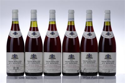 VOSNE ROMANEE AUX REIGNOTS 1985 - Comte Liger Belair Bouchard - 6 Bottles - Owc 6