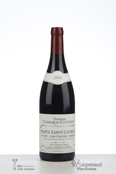 NUITS ST GEORGES LES VIGNES RONDES 2009 - Confuron Cotedidot - 1 Bottle