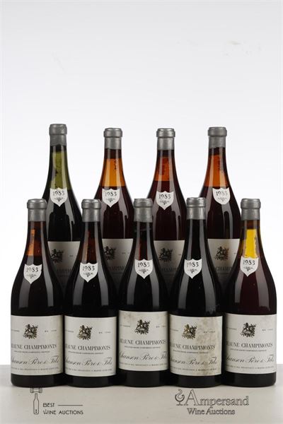 BEAUNE CHAMPIMONTS 1983 - Chanson - Mb - 9 Bottles