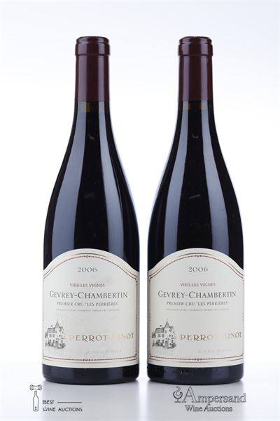 GEVREY CHAMBERTIN LES PERRIERES VIEILLES VIGNES 2006 - Perrot Minot - 2 Bottles