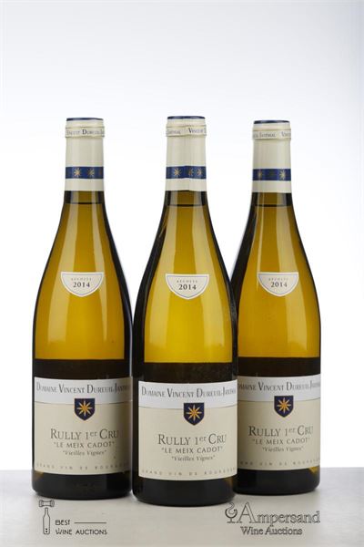 RULLY BLANC LE MEIX CADOT VIEILLES VIGNES 2014 - Dureuil Janthial - 3 Bottles
