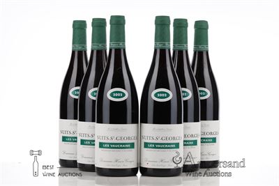 NUITS ST GEORGES LES VAUCRAINS 2002 - Henri Gouges - 6 Bottles