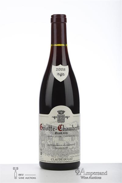 GRIOTTE CHAMBERTIN 2008 - Claude Dugat - 1 Bottle
