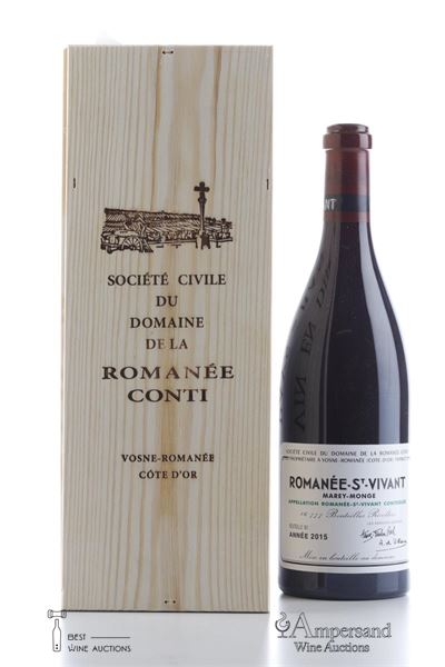 ROMANEE ST VIVANT 2015 - Domaine de la Romanee Conti - 1 Bottle - Owc 1