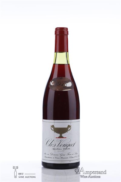 CLOS VOUGEOT 1978 - Gros F&S - 1 Bottle