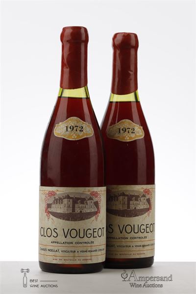 CLOS VOUGEOT 1972 - Charles Noellat - 2 Bottles