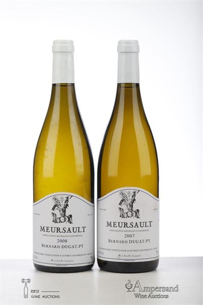 MEURSAULT 2007 + 2008 - Bernard Dugat Py - 2 Bottles