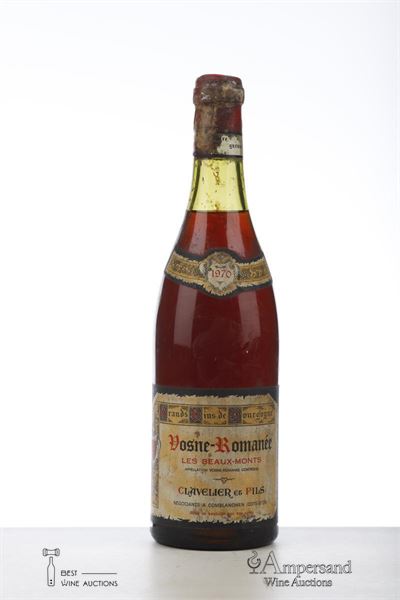 VOSNE ROMANEE LES BEAUX MONTS 1970 - Clavelier - 1 Bottle