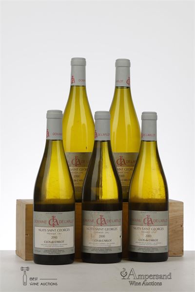 NUITS ST GEORGES BLANC CLOS DE L'ARLOT 2000 - Domaine de l'Arlot - 5 Bottles