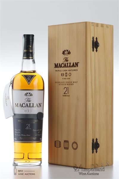 MACALLAN  FINE OAK TRIPLE CASK 21 Y - Alc 43% - 1 Bottle - Owc 1