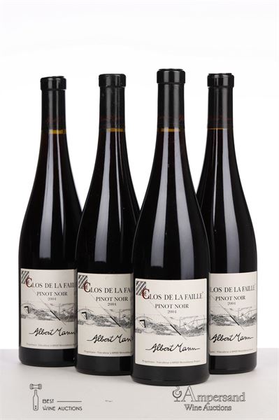 PINOT NOIR CLOS DE LA FAILLE 2004 - Albert Mann - 4 Bottles