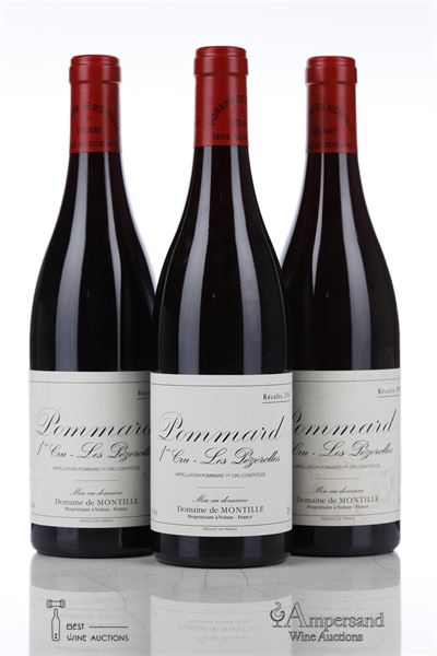 POMMARD LES PEZEROLLES 2004 - Domaine de Montille - 3 Bottles