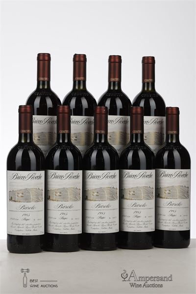 BAROLO BRICCO ROCCHE PRAPO 1985 - Ceretto - 9 Bottles