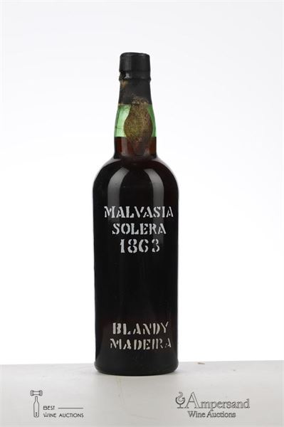 MADEIRA BLANDY MALVASIA SOLERA 1863 - Blandy - Bottled in 1988 - 1 Bottle