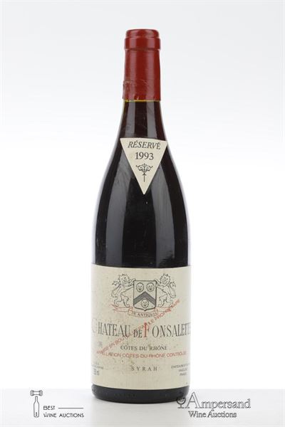 CHATEAU DE FONSALETTE SYRAH 1993 - Reynaud - 1 Bottle