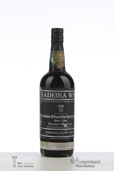 MADEIRA VERDELHO SOLERA 1898 - Antonio Eduardo Henriques - 1 Bottle
