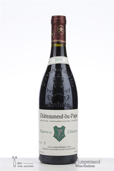 CHATEAUNEUF DU PAPE RESERVE DES CELESTINS 2010 - Henri Bonneau - 1 Bottle