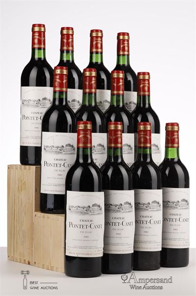 PONTET CANET 1982 - 12 Bottles - Owc 12