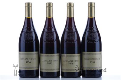 CLOS ST DENIS Philippe Charlopin Parizot 1996 - 4 Bottles