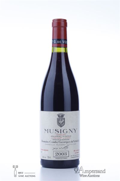 MUSIGNY VIEILLES VIGNES 2003 - Comte de Vogue - 1 Bottle