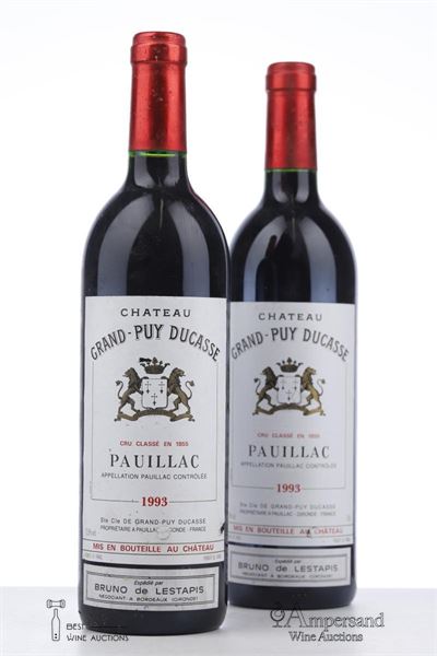 GRAND PUY DUCASSE 1993 - Mc - 2 Bottles